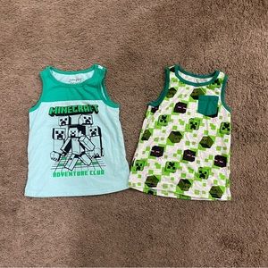 Boys Minecraft Tank Tops size 4